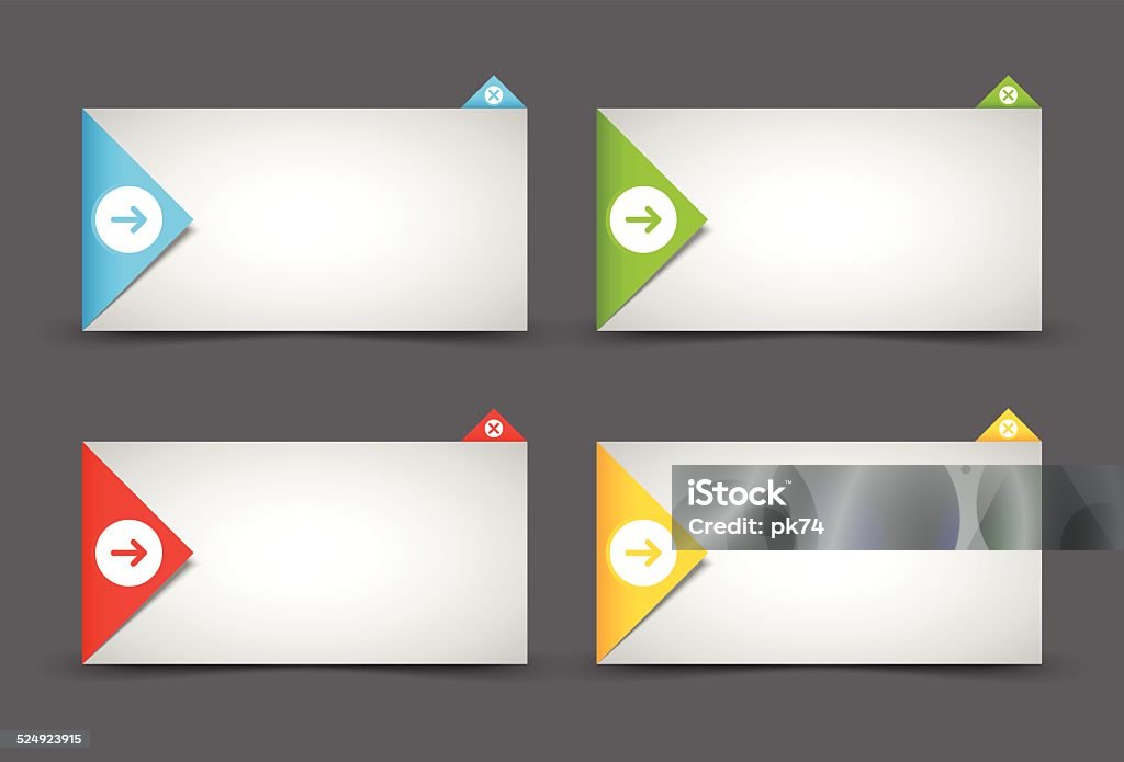 Notification Abstract Background Notification Window Template Stock Illustration - Download Image Now ...
