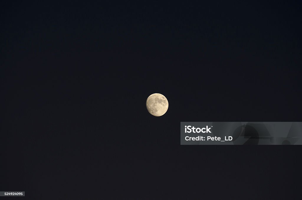 the moon the moon took from colorado Astronomy Stock Photo