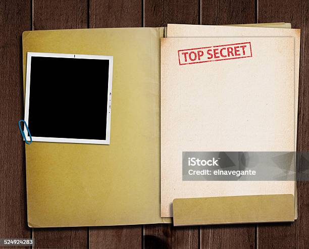 Top Secret Folder Stock Photo - Download Image Now - File Folder, Confidential, Top Secret