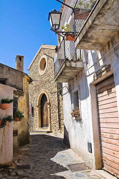 istock Alleyway. Rocca Imperiale. Calabria. Italy. 524946885