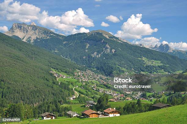 Gardena Valleysouth Tyroldolomitesitaly Stock Photo - Download Image Now - Alto Adige - Italy, Dolomites, Europe