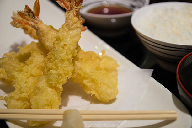 istock fried prawn japanese tempura set 524947787
