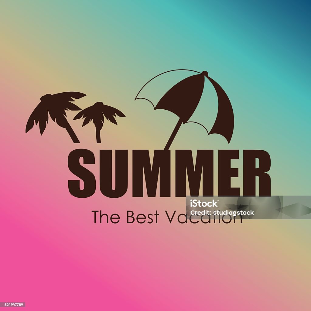 Summer design Summer design over colorful background,vector illustration Advertisement stock vector