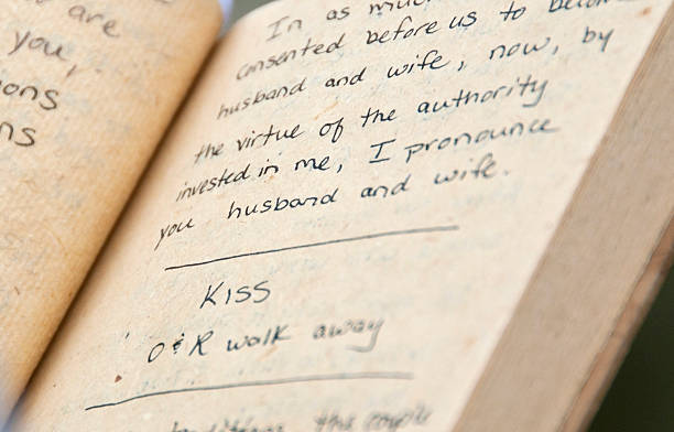 istock Book of Wedding Vows 524948165
