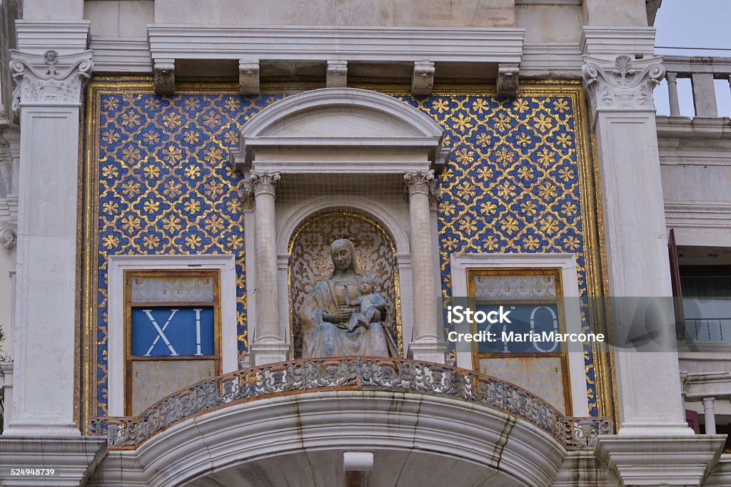 Venice, Italy. Architectural detail of the Doge's Palace Venice, Italy. Architectural detail of the Doge's Palace  Architectural Column Stock Photo