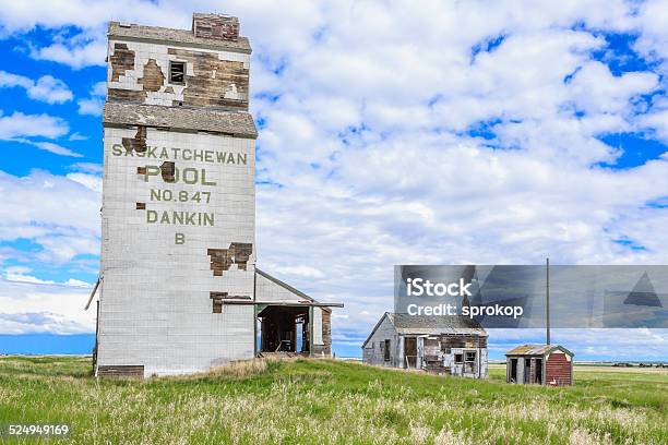 Abandoned Grain Elevator Stock Photo - Download Image Now - Abandoned, Agricultural Field, Agriculture