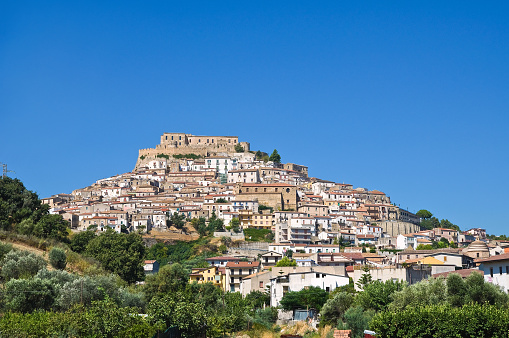 Vista panorámica de Rocca Imperiale. Calabria. Italia. photo