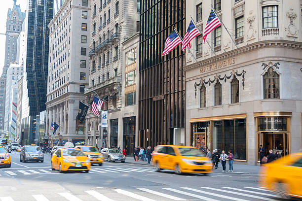 New Yorks 5th Avenue Stock Photo - Download Image Now - Fifth