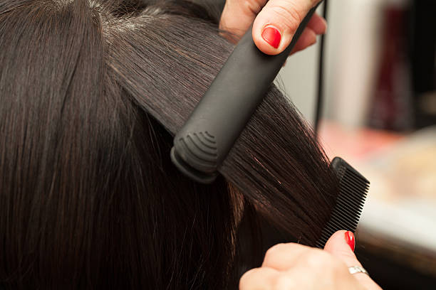 istock Hairstyling, Straightening 525000697