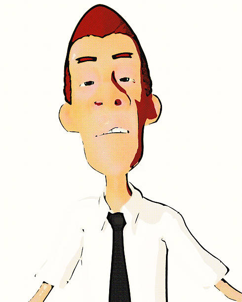 Cartoon Man Digital Illustration of a Cartoon Man derogatory stock pictures, royalty-free photos & images