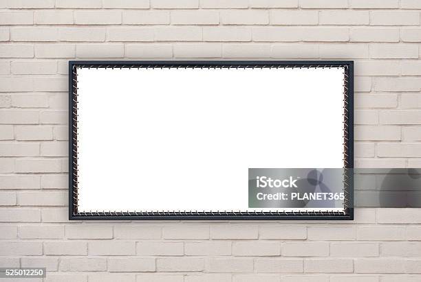 Simple Billboard Frame Blank Billboard Frame At The Simple Wall Stock Photo - Download Image ...