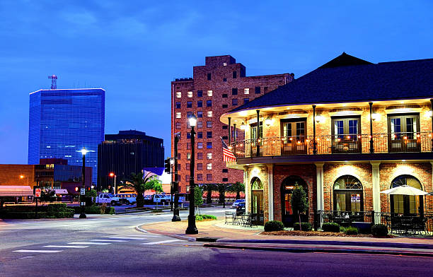 Lake Charles, Louisiana Lake Charles the fifth-largest incorporated city in the U.S. state of Louisiana, located on Lake Charles, Prien Lake, and the Calcasieu River louisiana stock pictures, royalty-free photos & images