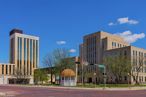 istock Town square with Gazebo downtown Lubbock, TX 525017202