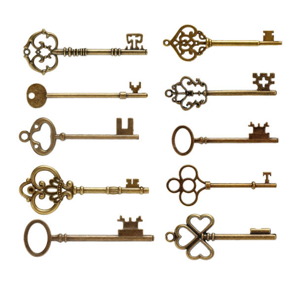 istock Set of Antique Keys 525017253