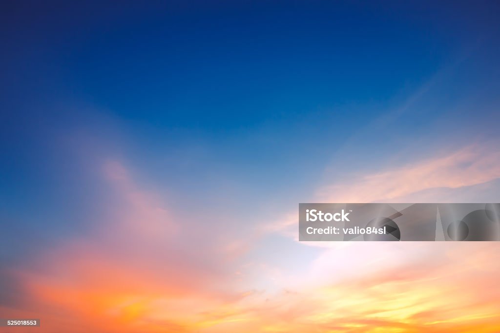 Fundo do céu no pôr do sol - Royalty-free Céu Foto de stock Fundo do céu no pôr do sol - Royalty-free Céu Foto de stock