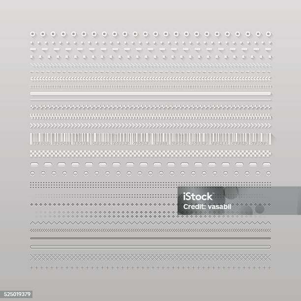 Web Dividers Stock Illustration - Download Image Now - Stitching, Sewing, Seam