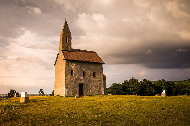 roman kościół w drazovce, słowacja - slovakia ancient past architecture zdjęcia i obrazy z banku zdjęć