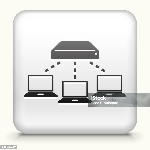 Sketch Of Wireless Router Connecting Three Computers Stock Illustration - Download Image Now