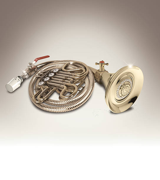 Plumbers French Horn stock photo