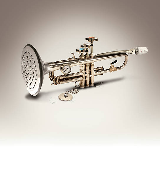Plumbers Trumpet stock photo