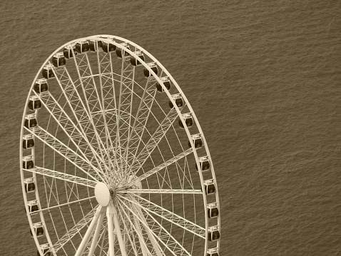 This image is of a ferris wheel in Seattle, Washington