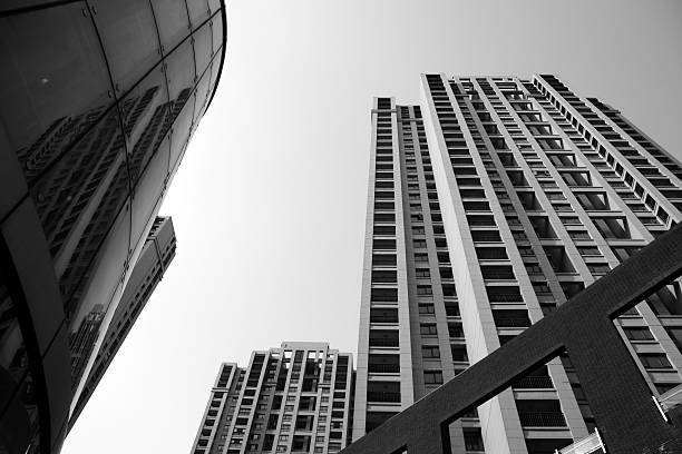 istock Tall apartment buildings in Shanghai, China 525023772