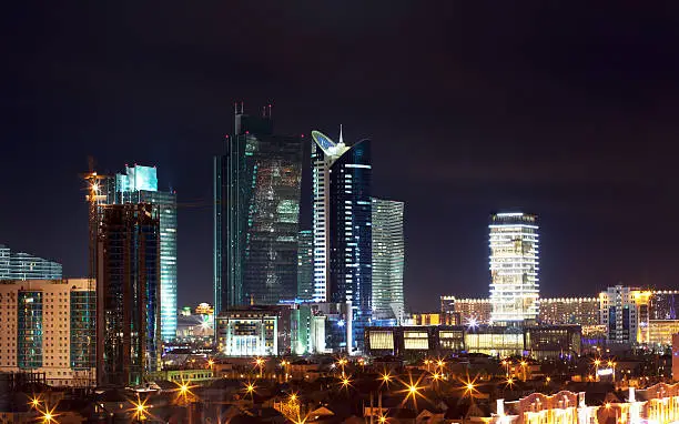 Astana City Night View