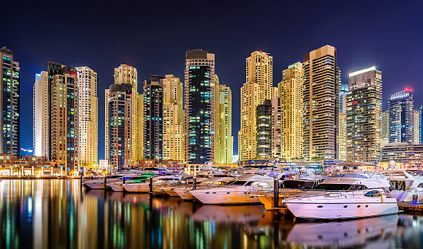 istock Dubai marina skyline, Dubai, United Arab Emirates 525036220