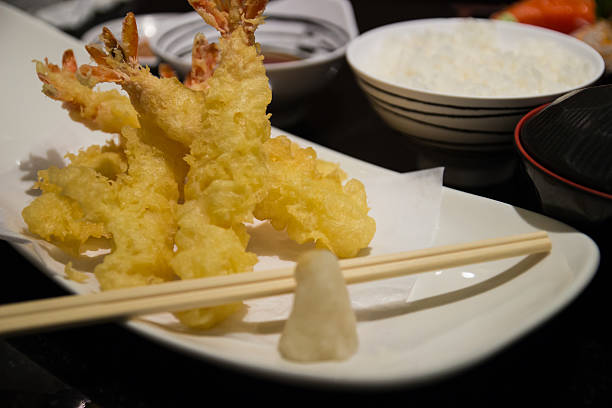 istock fried prawn japanese tempura set 525038509