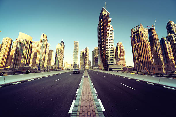 istock road in Dubai, United Arab Emirates 525040102