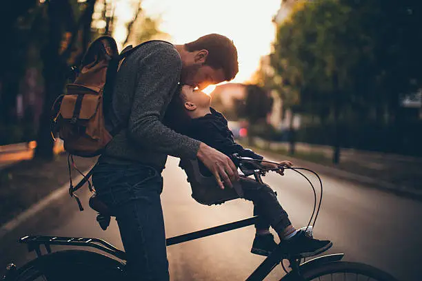 Photo of Bonding on a bicycle