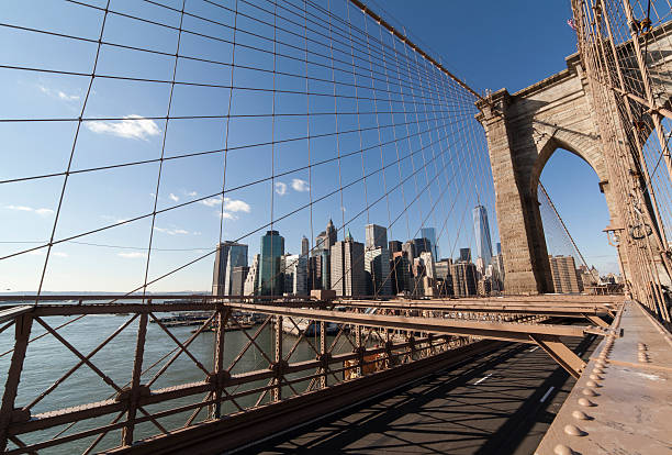 istock South Street Seaport and Downtown from Brooklyn Bridge 525040923