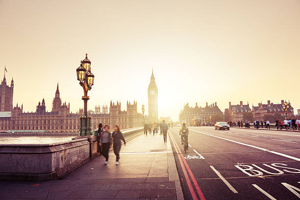 istock Westminster Bridge at sunset, London, UK 525041816