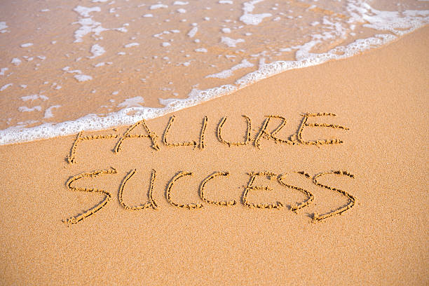 istock success and failure in the sand 525042915