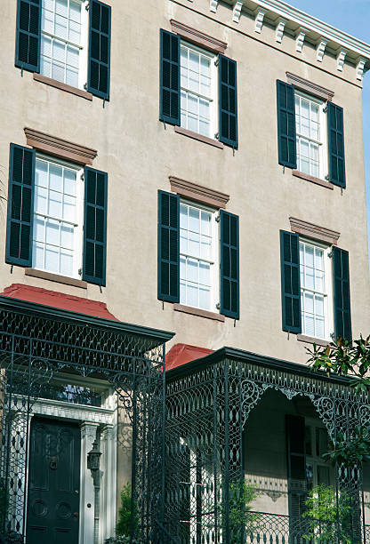 istock Apartment houses in Savannah GA 525044063
