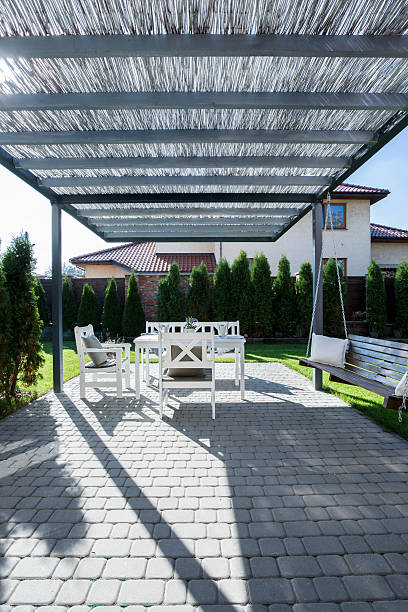 istock Apartment with beauty garden 525044329