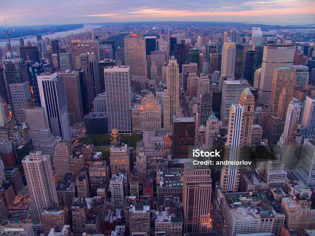 Aerial vews of New York City, USA Aerial View Stock Photo