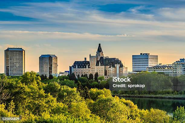 Saskatoon Landmark Stock Photo - Download Image Now - Saskatoon, Saskatchewan, Downtown District