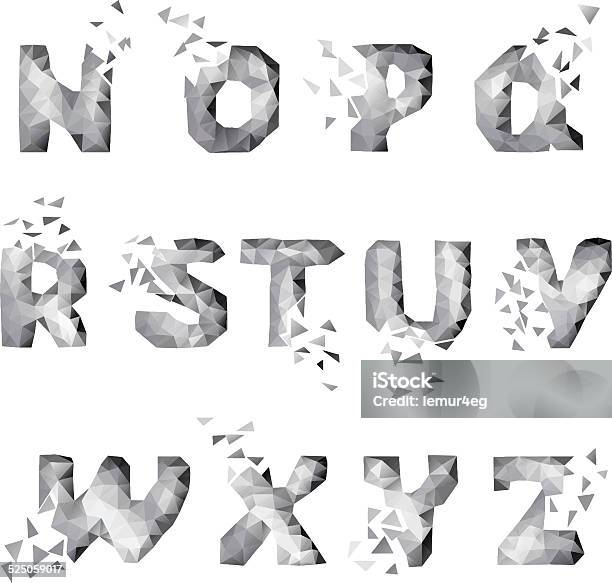 Icon Runtuh Font Runtuh Dinamis Ilustrasi Stok - Unduh Gambar Sekarang - Jenis ...