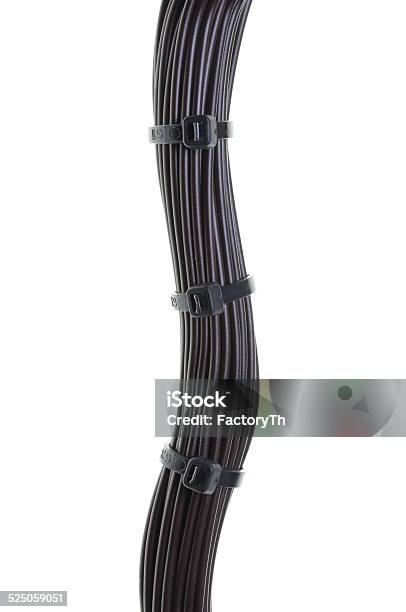 Bundle Of Electrical Cables Stock Photo - Download Image Now - Bundle, Bus, Cable