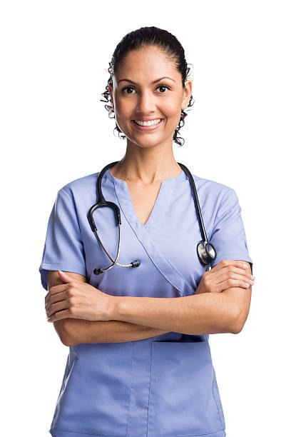 istock Smiling female nurse 525059735