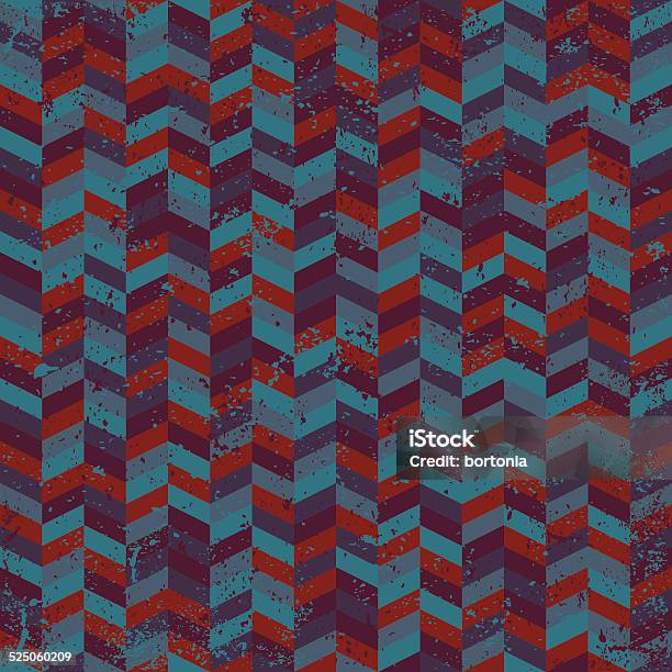Retro Screen Printed Geometric Pattern Stock Illustration - Download ...