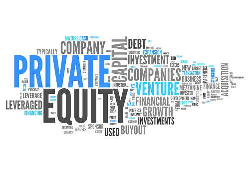 Word Cloud with Private Equity related tags