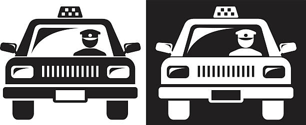 Taxi vector art illustration