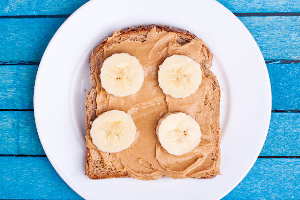 istock peanut butter bread with banana 525073191
