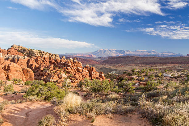 istock Fiery Furnace and La Sal Mountains 525074323
