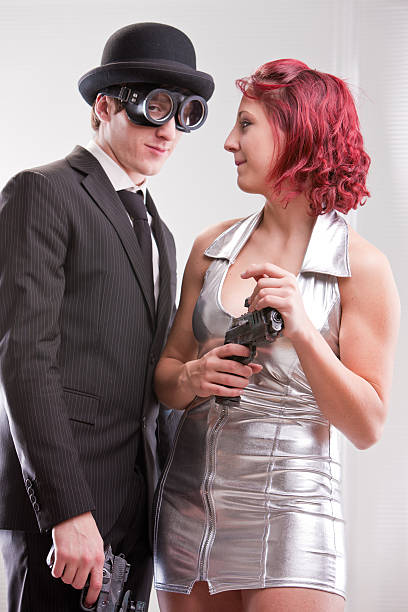 istock fun scene of superhero watching in camera 525074465