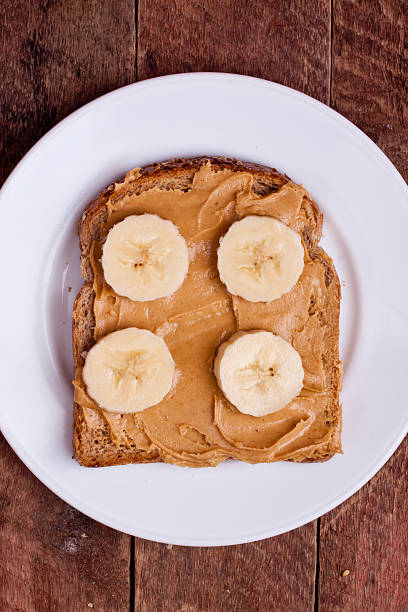 istock peanut butter bread with banana 525074471