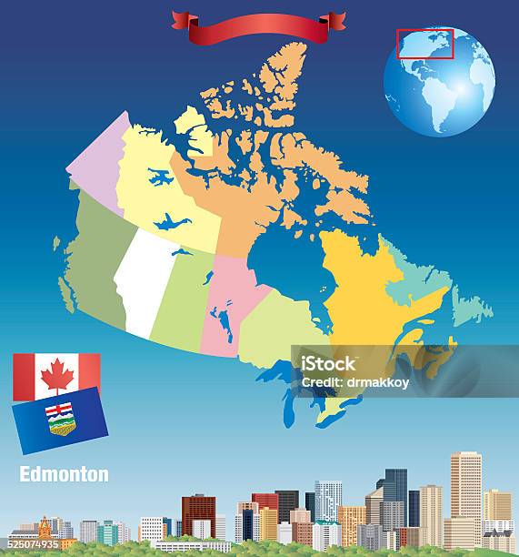 Canada Edmonton Stock Illustration - Download Image Now - Alberta, Algonquin Provincial Park, Arctic