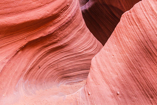 slot canyon arizona-petrified sand dune - petrified sand dune stock-fotos und bilder